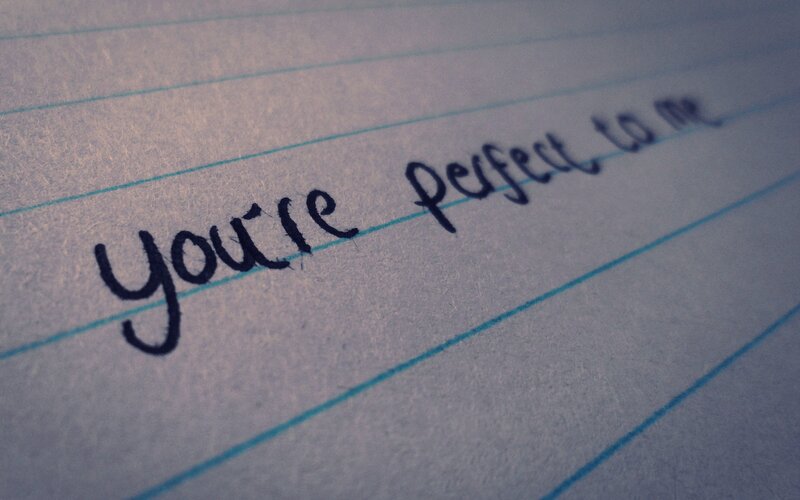 Handwritten Text on Paper — White, Intimate