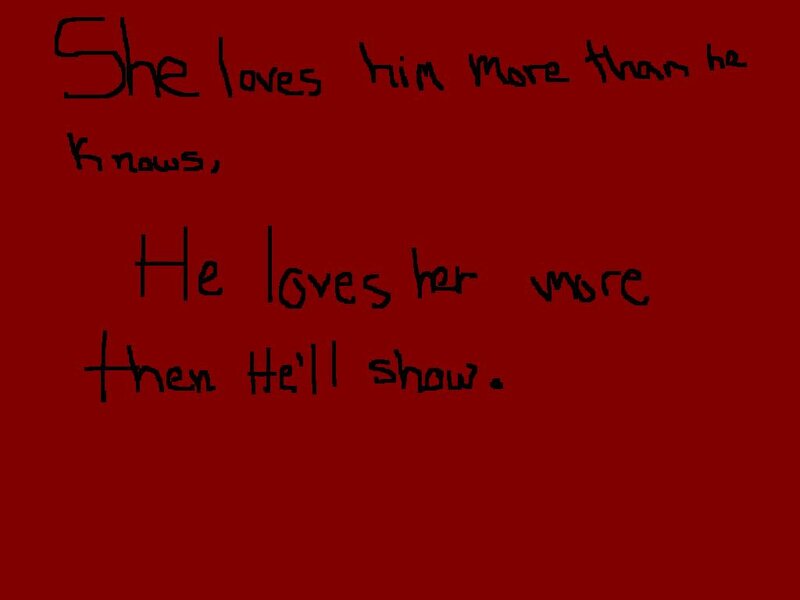Handwritten Text on Red