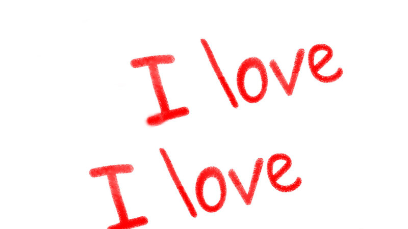 Handwritten Text — Red