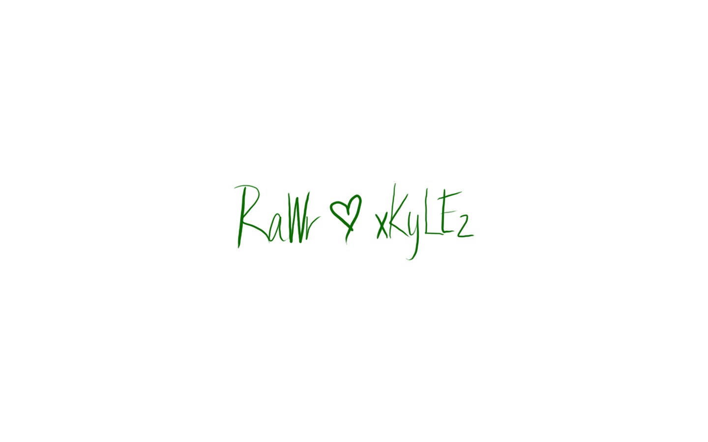 handwritten text with heart symbol