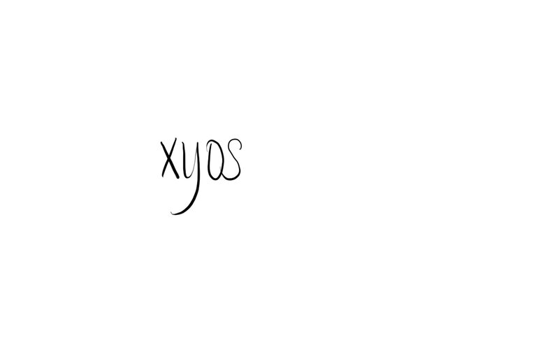 handwritten text xyos
