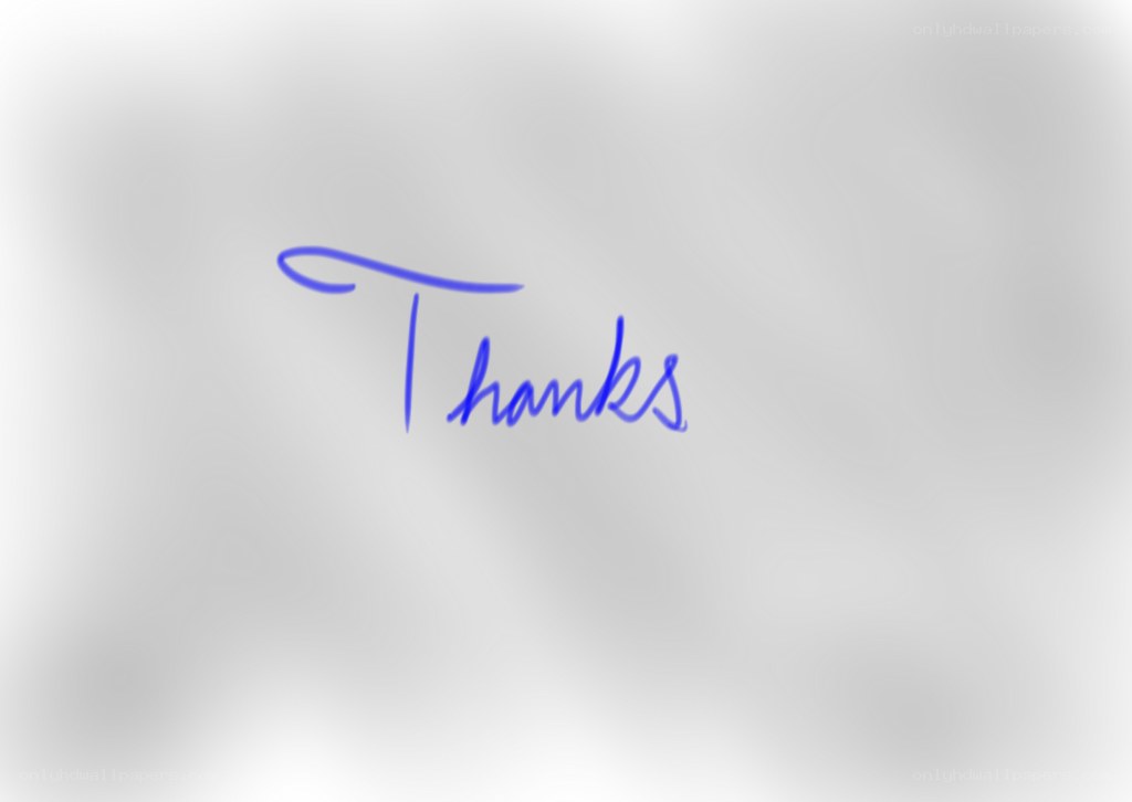 handwritten thanks note