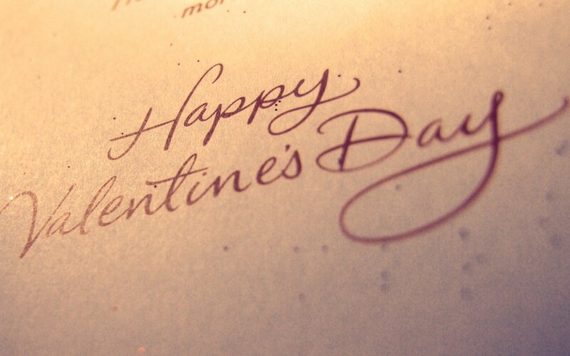 Handwritten Valentine's Day Card