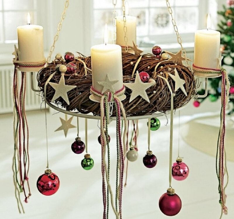 Hanging Advent Wreath