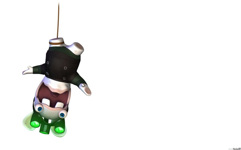 hanging animated character