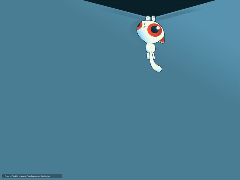 hanging cartoon character