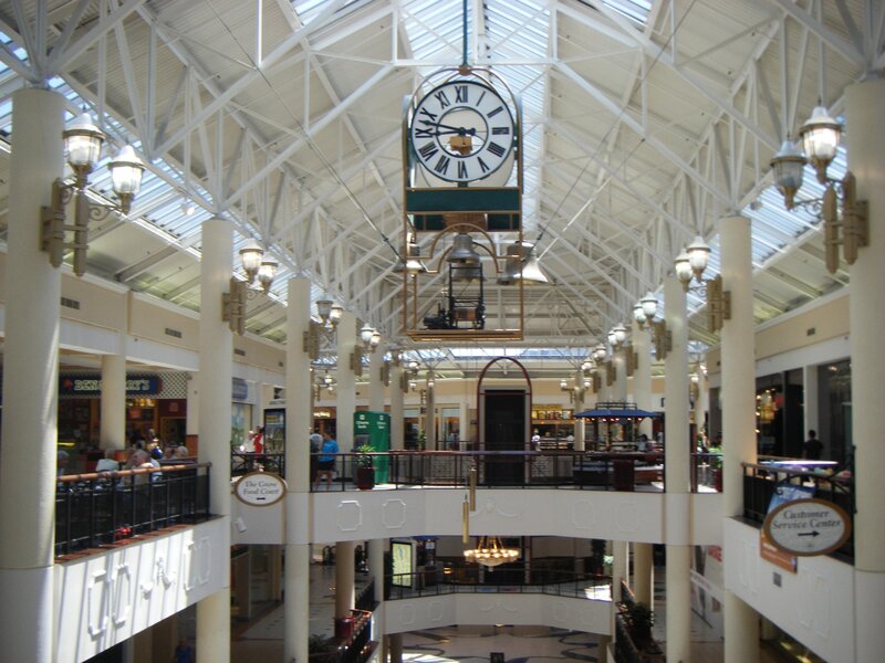 Hanging Clock in Mall