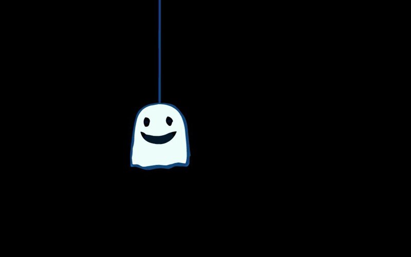 hanging ghost character