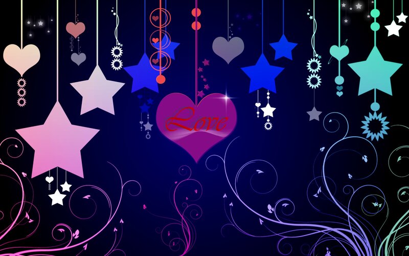 Hanging Heart and Star Decorations