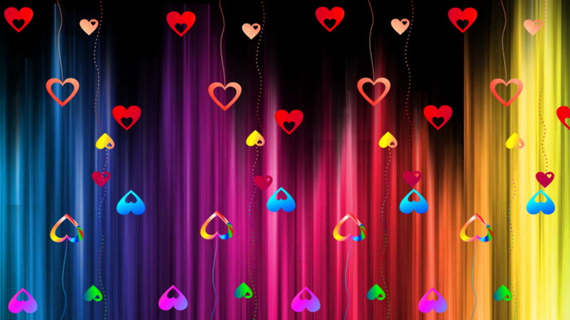 Hanging Heart Shapes