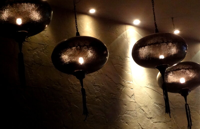 Hanging Lanterns on Wall