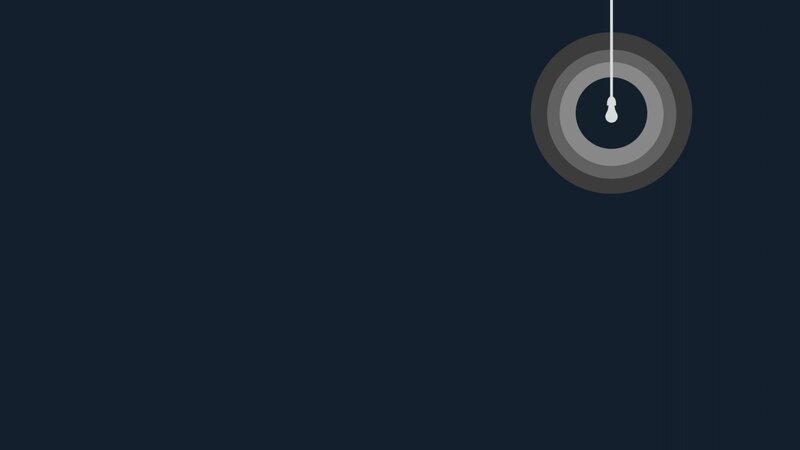 hanging light bulb illustration