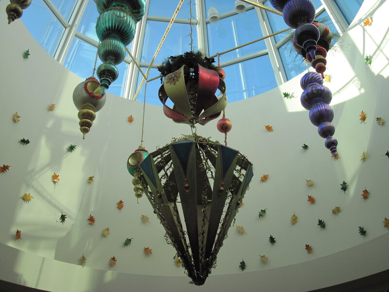 Hanging Ornaments in Atrium