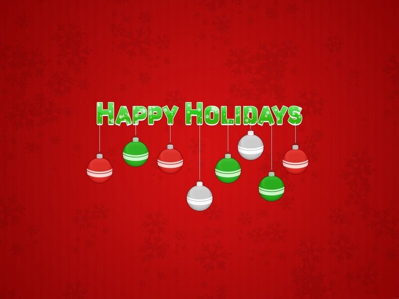 Hanging Ornaments — Red