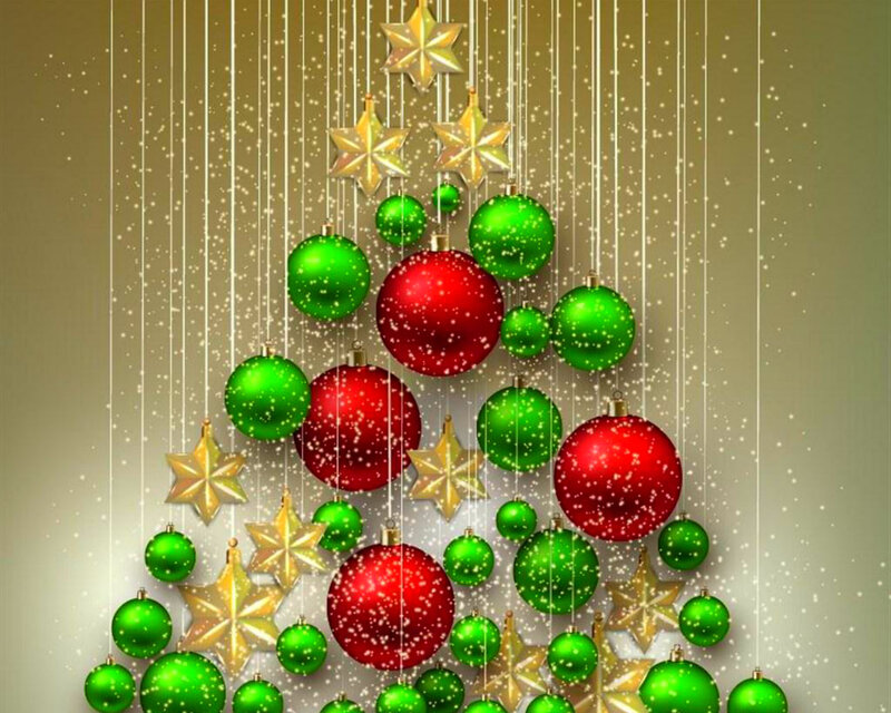 Hanging Ornaments Tree
