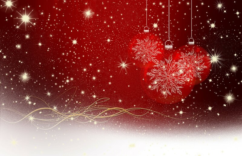 Hanging Ornaments with Snowflakes
