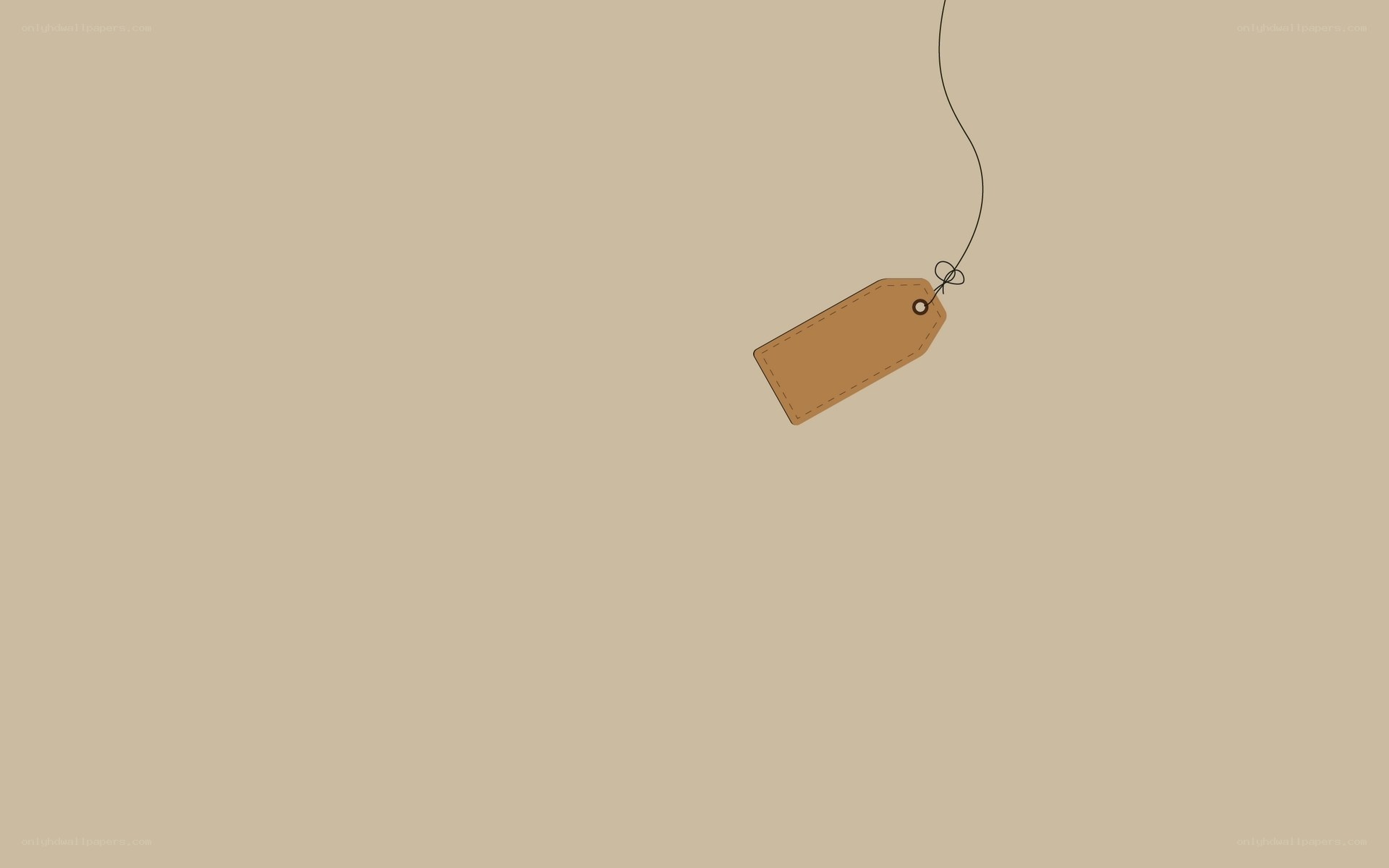 hanging price tag