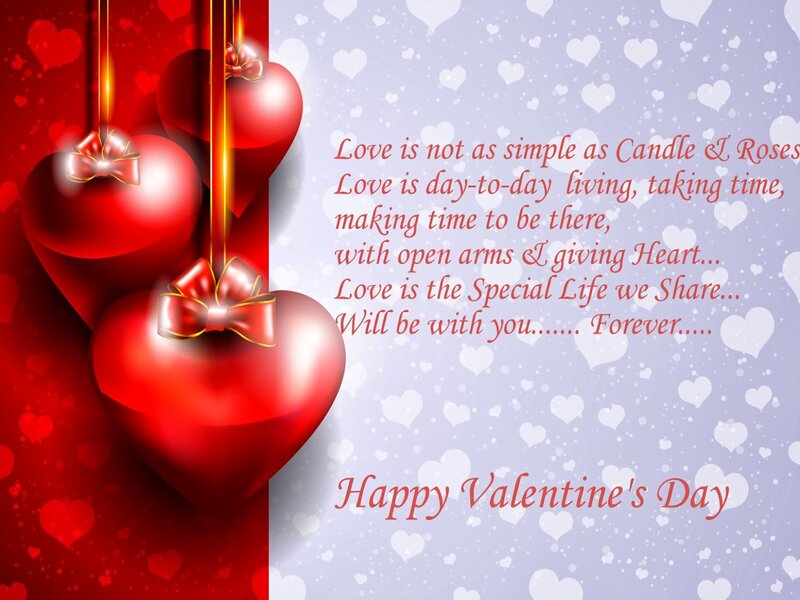 Hanging Red Hearts — Romantic, Digital Art, Bows