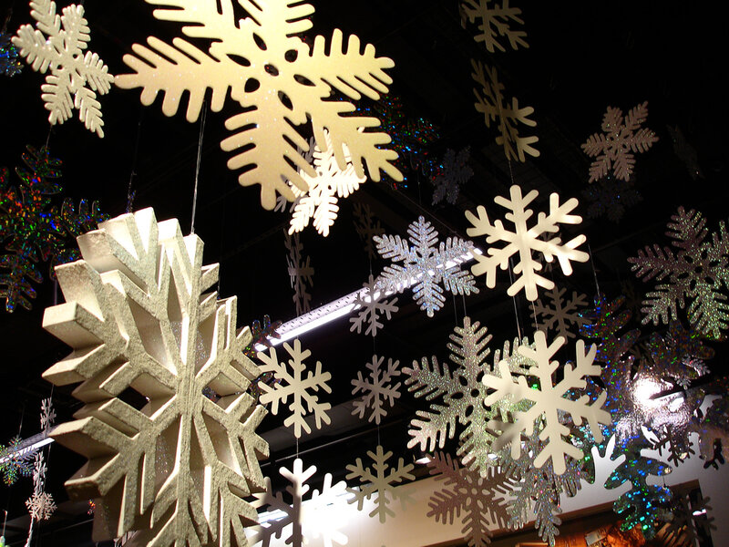 Hanging Snowflake Decorations