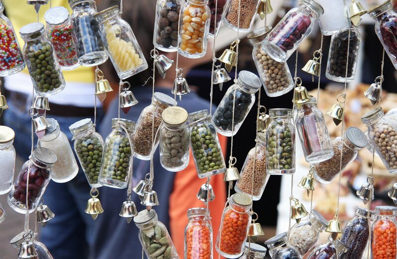 Hanging Spice Jars