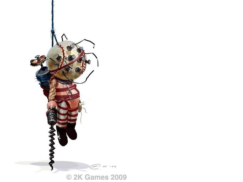 hanging voodoo doll character