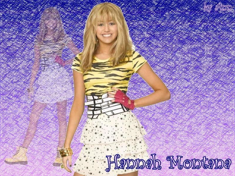 Hannah Montana character art