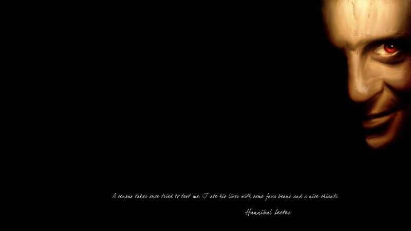 Hannibal Lecter quote wallpaper