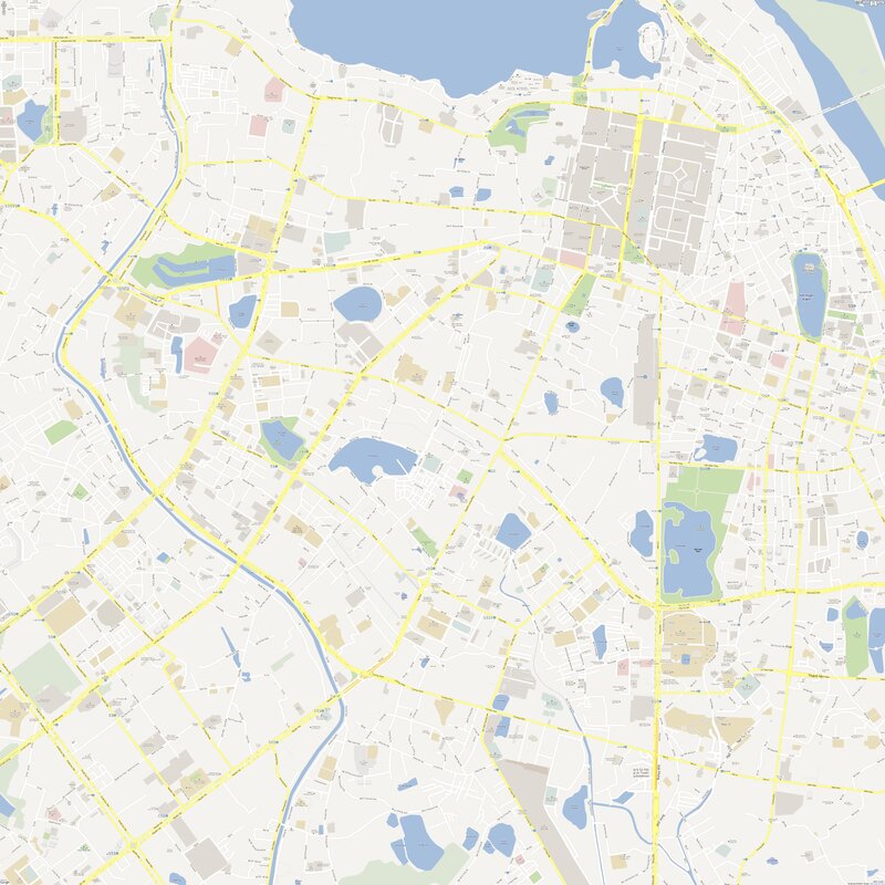 Hanoi city map