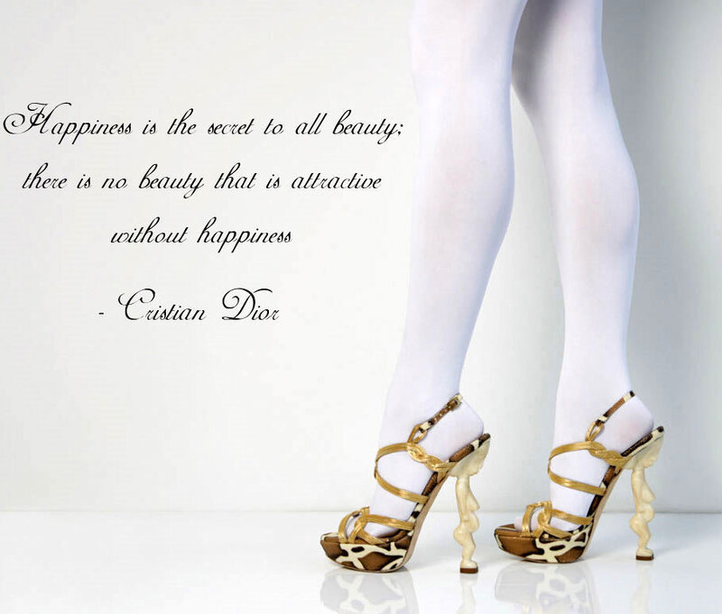 Happiness and beauty quote