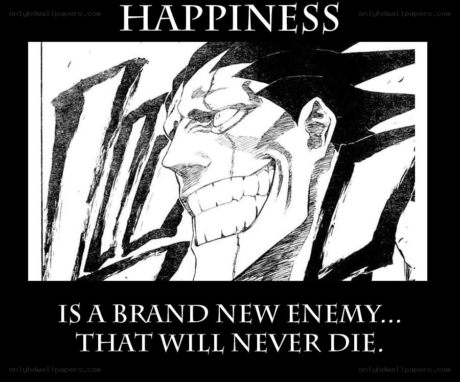happiness is a new enemy