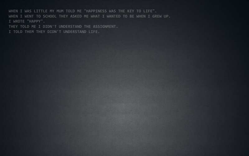 happiness quote text