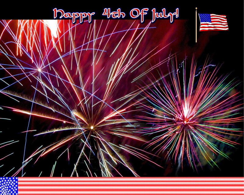 Happy 4th of July fireworks