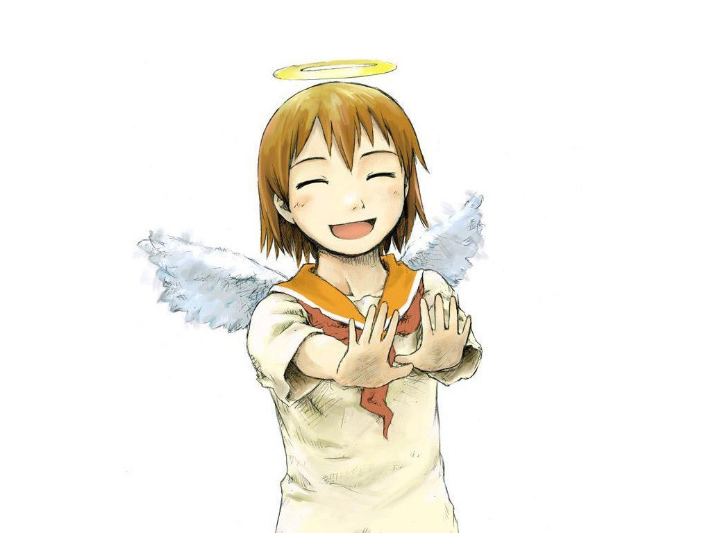 happy angel child