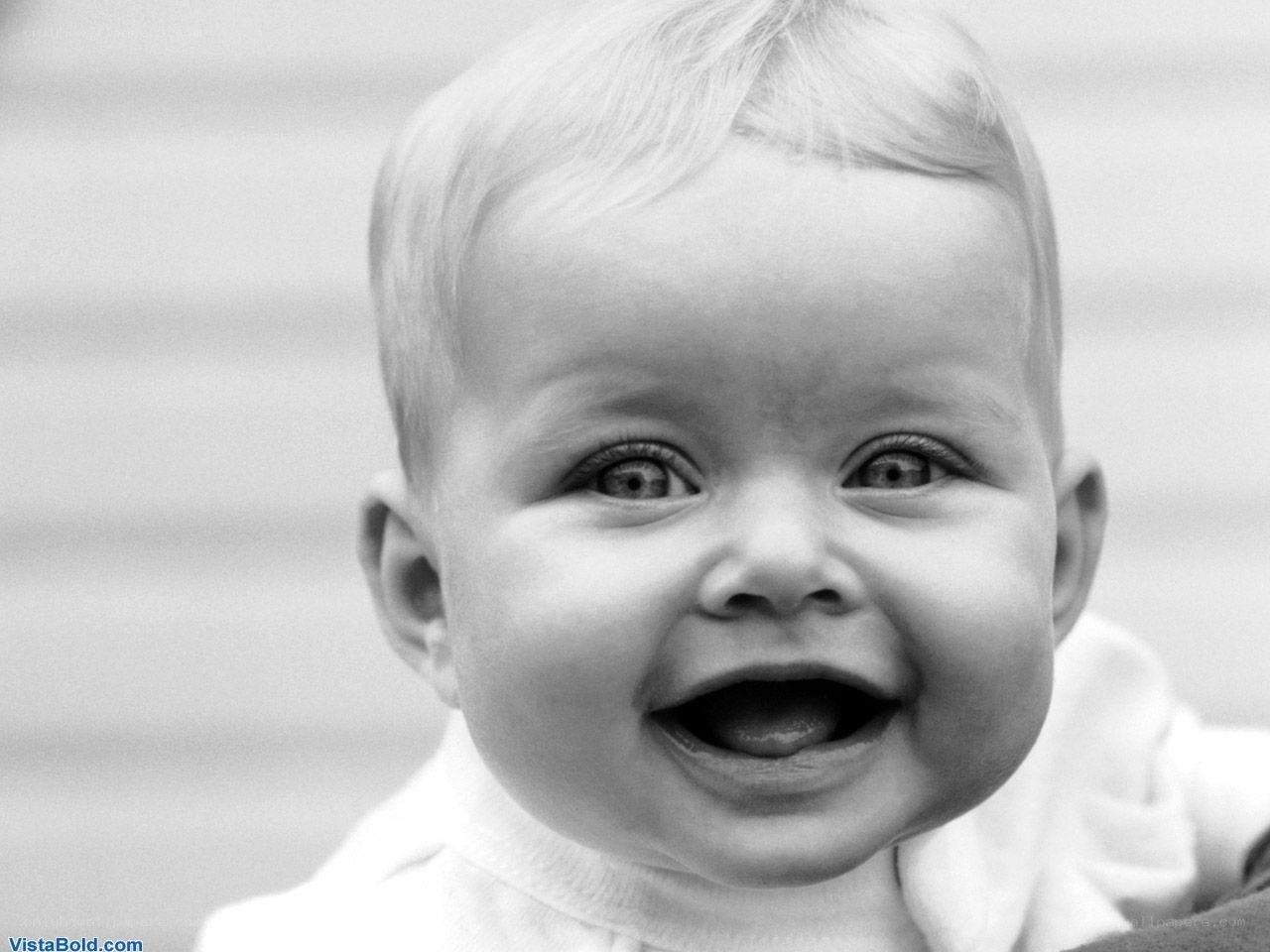 happy baby smiling