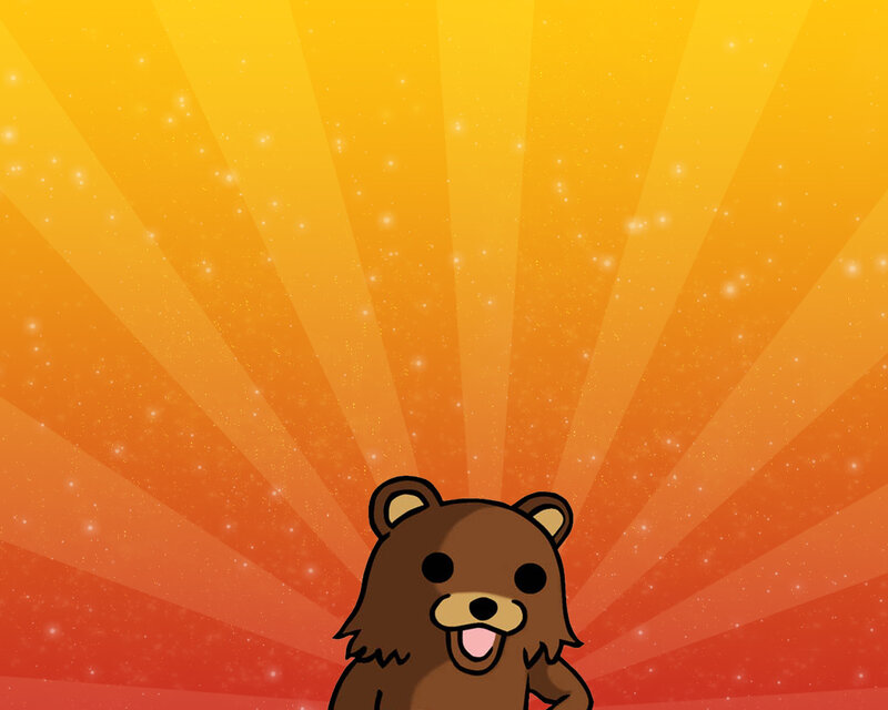 happy bear with sunburst