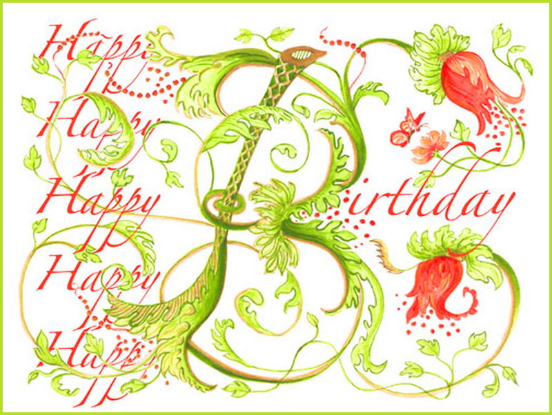 Happy Birthday Illustration