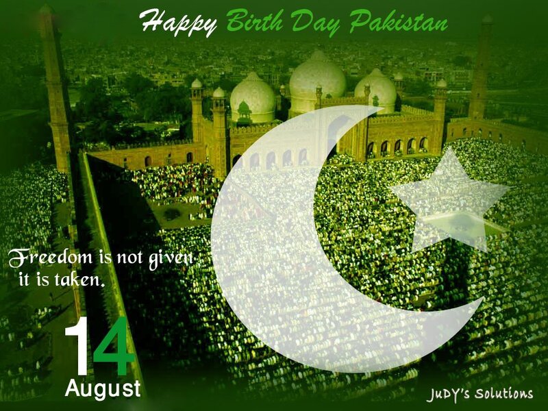 Happy Birthday Pakistan