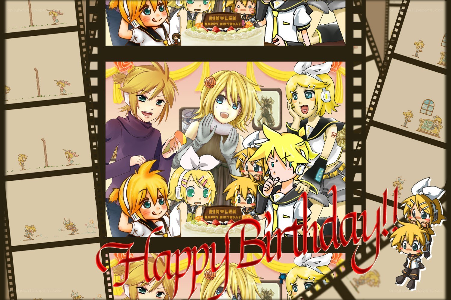 Happy Birthday Rin and Len