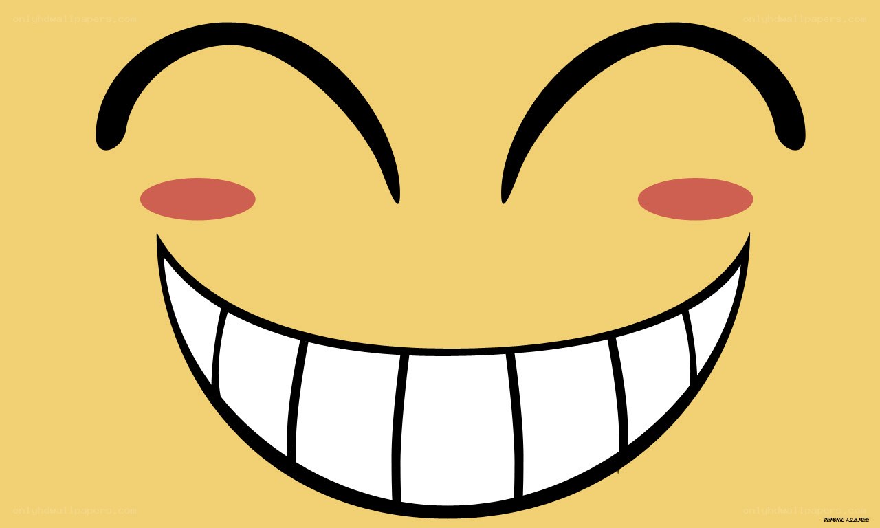 happy cartoon face emoji