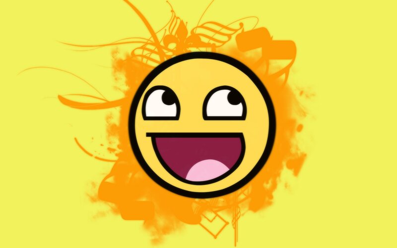 happy face emoji background