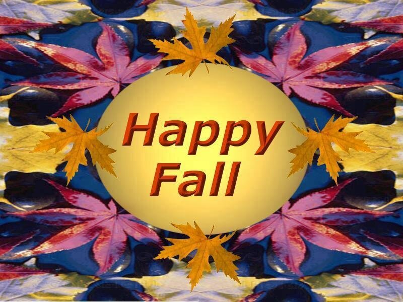 Happy Fall greeting card