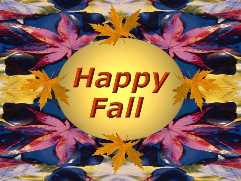 Happy Fall greeting card