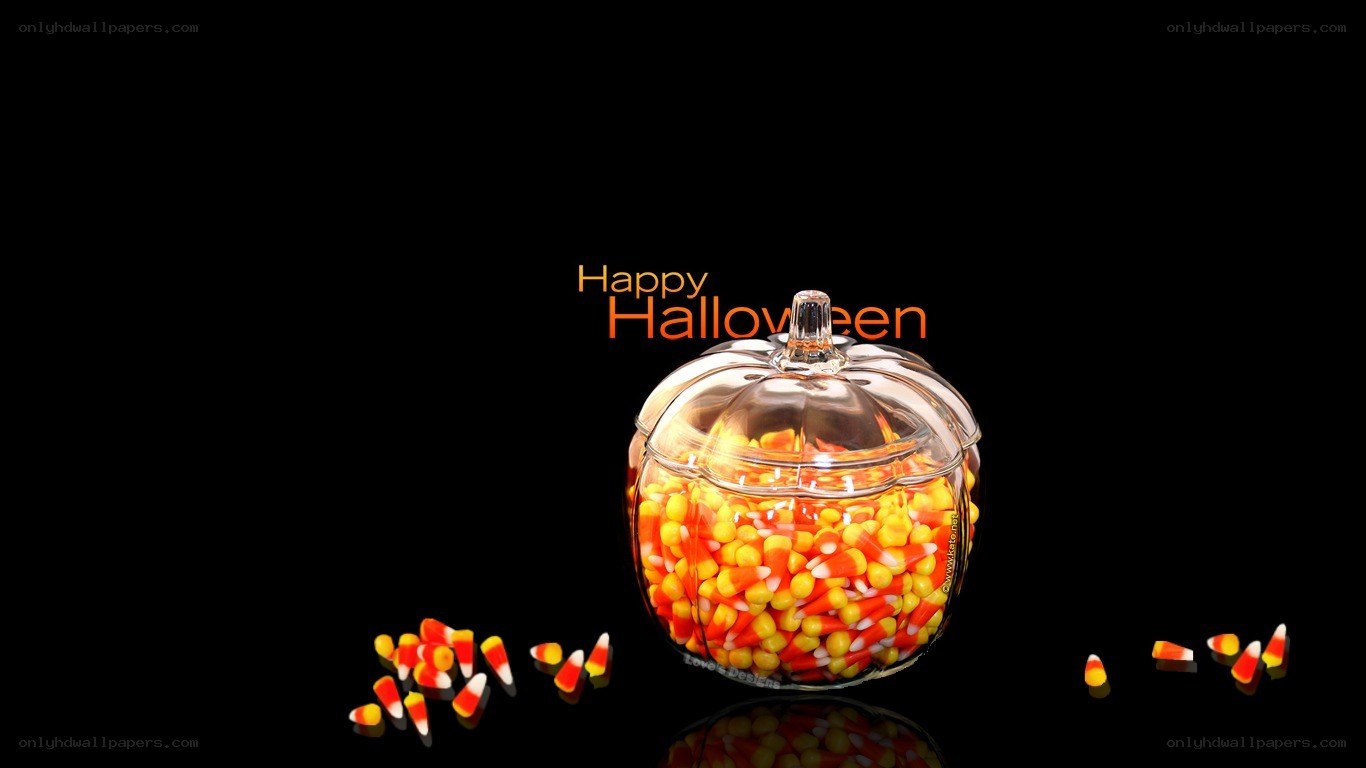 Happy Halloween candy jar