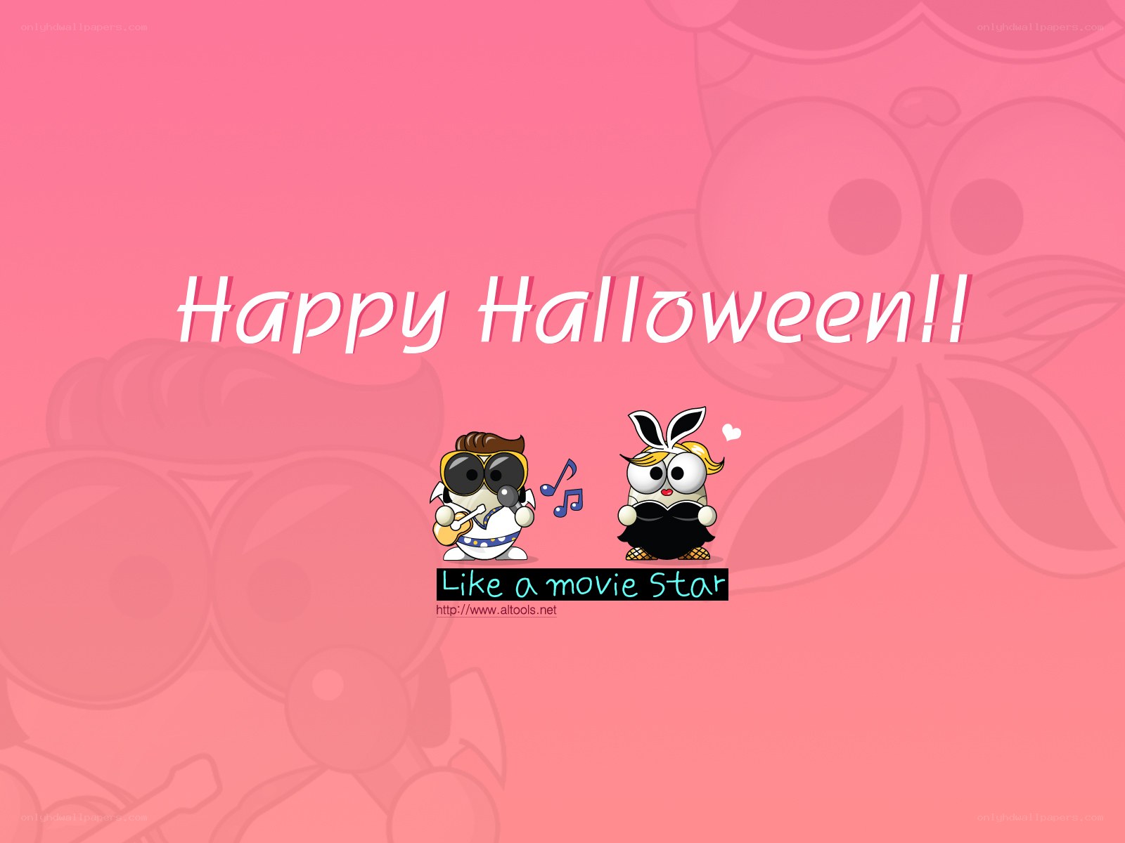 Happy Halloween cartoon