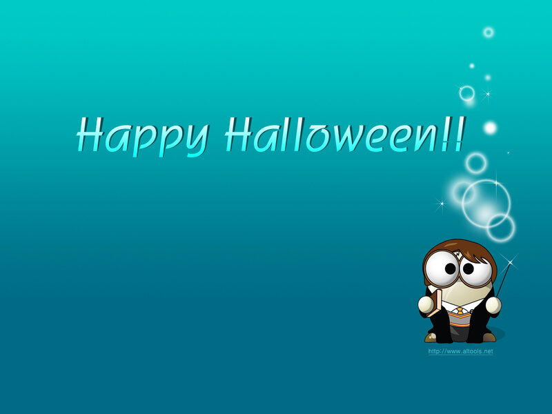 Happy Halloween cartoon