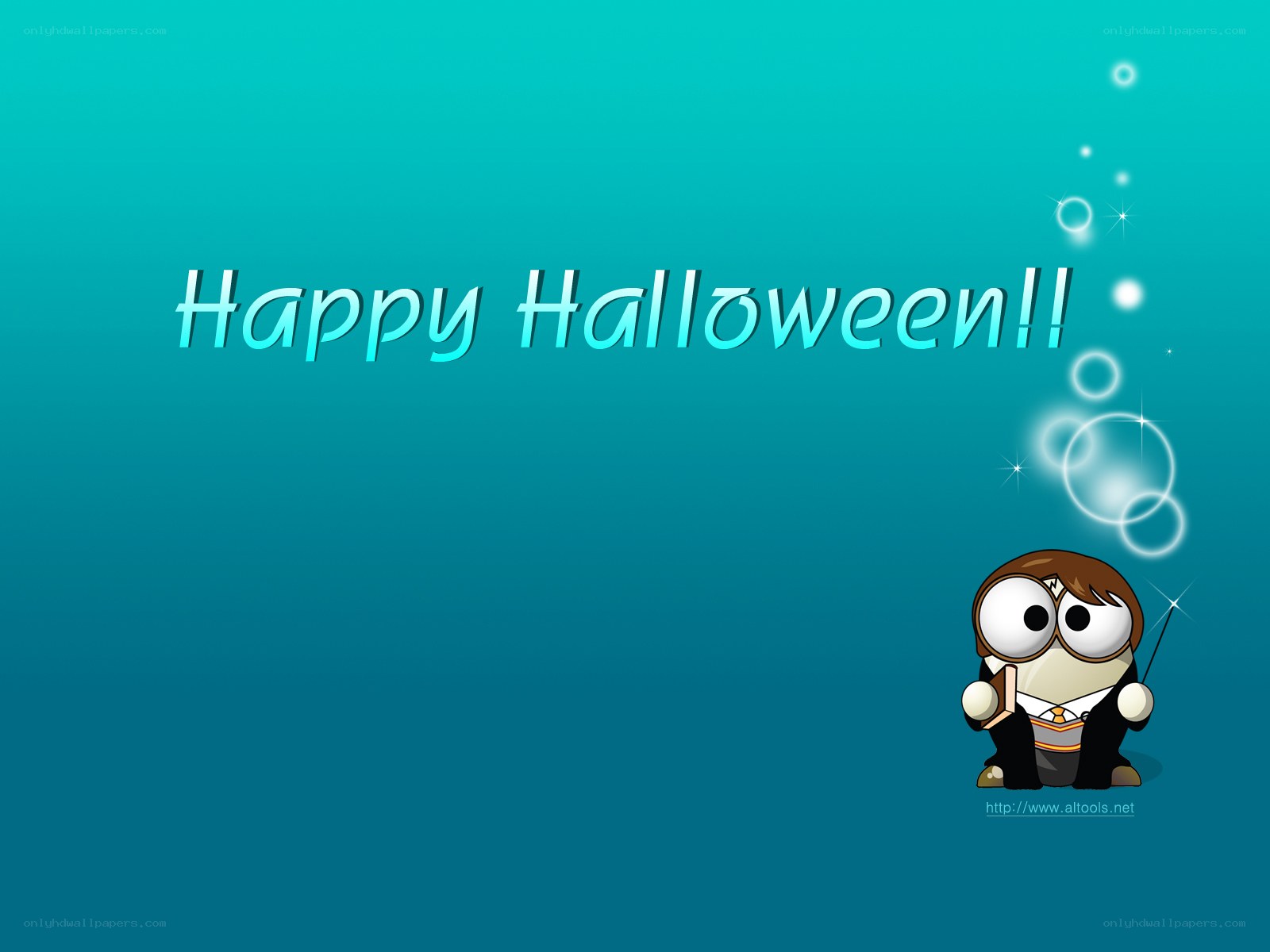 Happy Halloween cartoon