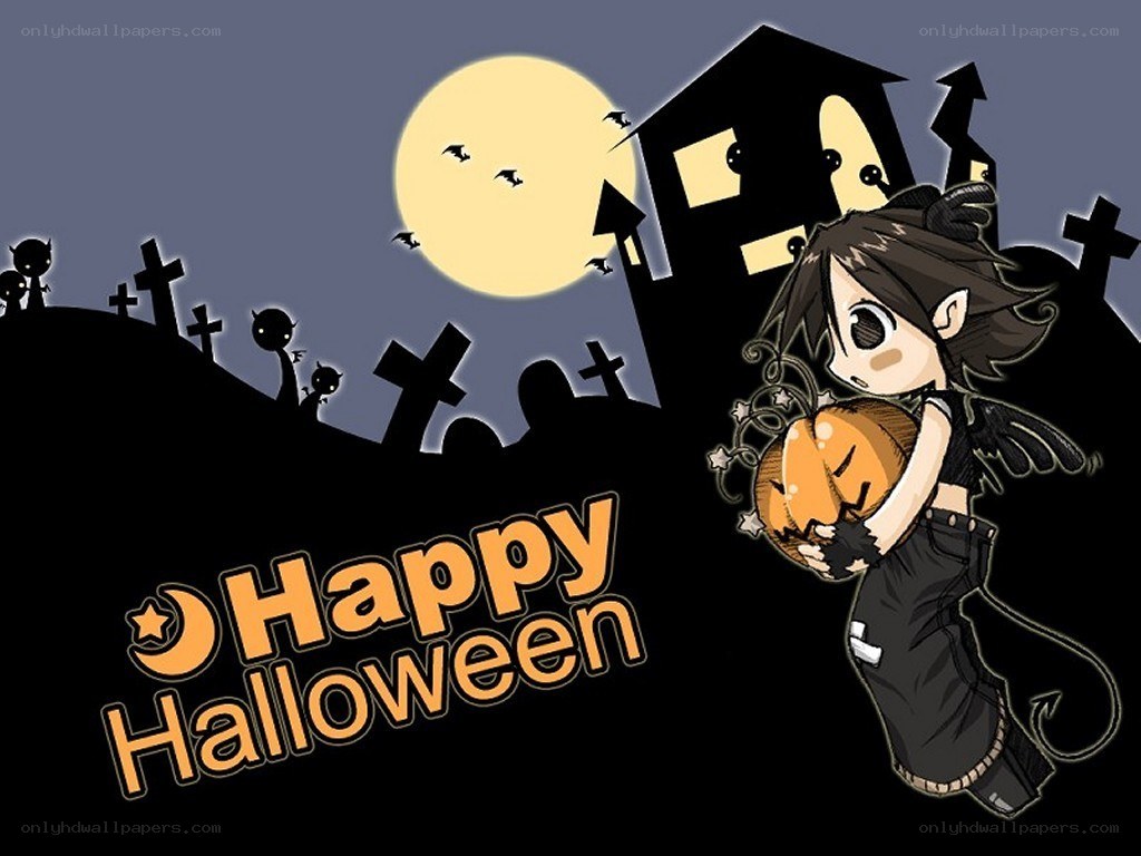 Happy Halloween cartoon