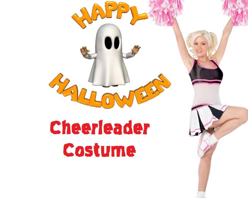 Happy Halloween Cheerleader Costume