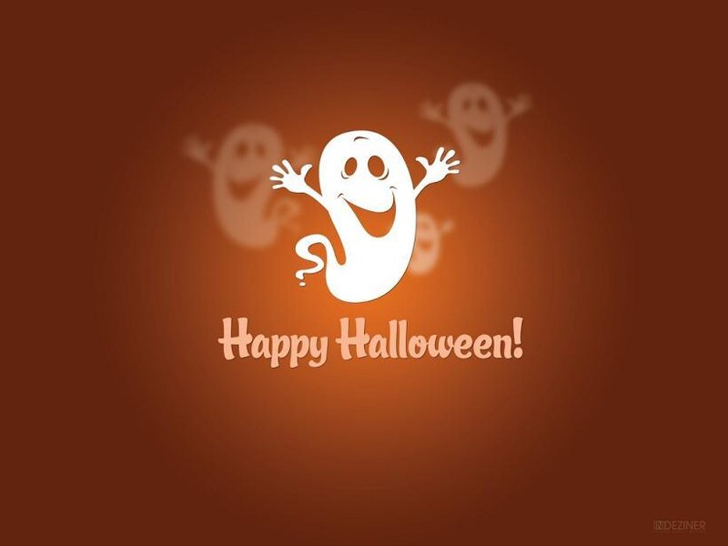 Happy Halloween ghost