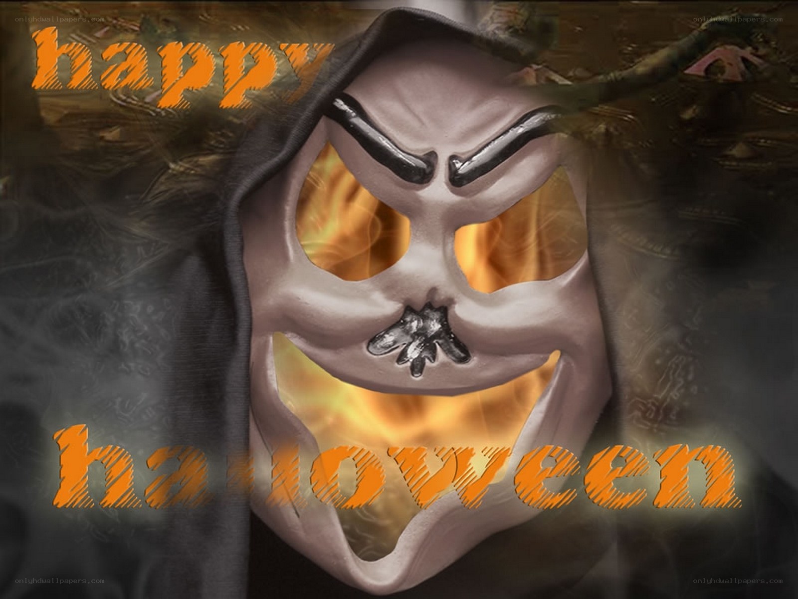 Happy Halloween mask
